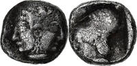 Diobol Mysia, Lampsakos, Silber, S+, SNG-France:1126 -