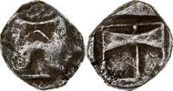 Obol Troas, Tenedos, Silber, SS+, HGC:6-381 -