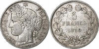 Frankreich 5 Francs Cérès, Paris, Silber, SS, Gadoury:742 -
