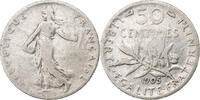 Frankreich 50 Centimes Semeuse, Paris, Silber, S, Gadoury:420, KM:854 -