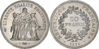 Frankreich 50 Francs Hercule, MDP, Avers 20 francs, Silber, VZ -