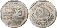 Frankreich 2 Francs René Cassin, MDP, BU, Nickel, VZ+, Gadoury:551 -