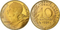 Frankreich 10 Centimes Marianne, MDP, PP, Aluminum-Bronze, STGL -