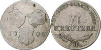 Österreich 6 Kreuzer Franz II, Vienna, Billon, S+, KM:29 -