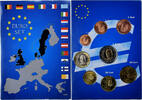 Spanien Set 1 ct. - 2 Euro euro set, UNZ -
