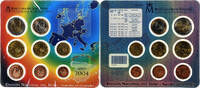 Spanien Set 1 ct. - 2 Euro Coin card.FDC, Madrid, STGL -