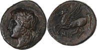 Æ Unit Sicily, Timoleon & 3rd democracy, Syracuse, Bronze, VZ -
