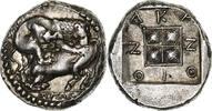Tetradrachm ca. 470-430 BC Akanthos Macedonia, Akanthos, Silber, SS+, HGC:3.1-391