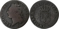Frankreich 1/2 Sol Louis XVI, Metz, Kupfer, S, Gadoury:349 -