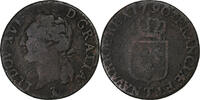Frankreich 1/2 Sol Louis XVI, Nantes, Kupfer, S, Gadoury:349 -