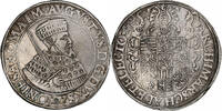 Electorate of Saxony Thaler August I, Dresden, Silber, SS -