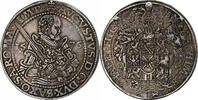 Electorate of Saxony Thaler August I, Dresden, Silber, SS -
