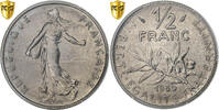 Frankreich 1/2 Franc Semeuse, Paris, Nickel, PCGS, Gadoury:429 -