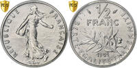 Frankreich 1/2 Franc Semeuse, Paris, Nickel, PCGS, Gadoury:429 -
