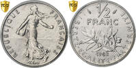 Frankreich 1/2 Franc Semeuse, Paris, Nickel, PCGS, Gadoury:429 -