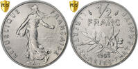Frankreich 1/2 Franc Semeuse, Paris, Nickel, PCGS, Gadoury:429 -