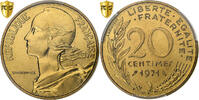 Frankreich 20 Centimes Marianne, Paris, Aluminum-Bronze, PCGS -