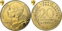 Frankreich 20 Centimes Marianne, Paris, Aluminum-Bronze, PCGS -