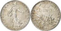 Frankreich 50 Centimes Semeuse, Paris, Silber, VZ, Gadoury:420, KM:854 -
