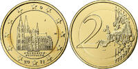 Frankreich 2 Euro Nordrhein-Westfalen, Gold plate, Hamburg, Bi-Metallic -