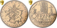 Frankreich 10 Francs Mathieu, Paris, Tranche A, Kupfer-Nickel, PCGS -