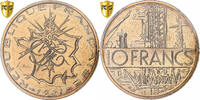 Frankreich 10 Francs Mathieu, Paris, Tranche B, Kupfer-Nickel, PCGS -