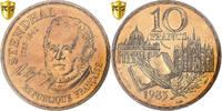 Frankreich 10 Francs Stendhal, Paris, Tranche B, Kupfer-Nickel, PCGS -