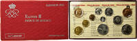 Monaco Coffret 1 c. à 100 frs. Rainier III, Monnaie de Paris, FDC, STGL -