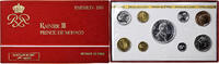Monaco Coffret 10 c. à 50 frs. Rainier III, MDP, FDC, STGL -