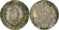 Österreich 20 Kreuzer Franz II, Prague, Silber, S+, KM:2139 -