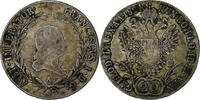 Österreich 20 Kreuzer Franz I, Vienna, Silber, S -