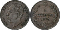 Italien Centesimo Umberto I, Rome, Kupfer, VZ -