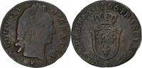 Frankreich Sol Louis XV, Aix, Kupfer, S, Gadoury:279 -