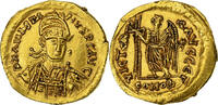 Solidus 498-518 Constantinople Anastasius I, Constantinople, Gold, VZ+, Sear:3