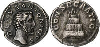Denarius Divus Antoninus Pius, Rome, Silber, SS, RIC:436 -