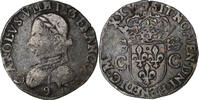 Frankreich Teston Charles IX, Rennes, 2nd type, Silber, S+, Gadoury:429 -