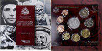 San Marino Set 1 ct. - 5 Euro First Men In Space, Rome, STGL -