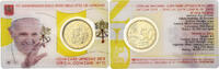Vatikanstadt 50 Euro Cent Vatikan, Francis, Coin card n°10, Rome, Nordic gold, STGL -