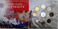 Griechenland Set 1 ct. - 10 Euro National Park - Mount Olympus, BU -