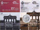 San Marino 5 Euro 25th Anniversary, Fall of the Berlin Wall, Rome -