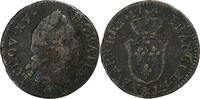 Frankreich 1/2 Sol d'Aix Louis XV, Aix, Kupfer, S -
