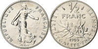 Frankreich 1/2 Franc Semeuse, Paris, série FDC, Nickel, STGL -