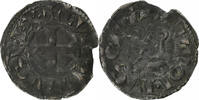 Frankreich Denier Tournois Louis VIII-IX, Billon, SS, Duplessy:188 -
