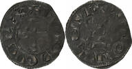 Frankreich Denier Tournois Louis VIII-IX, Billon, S+, Duplessy:188 -