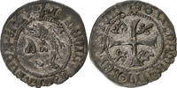 Frankreich Liard au dauphin Louis XI, Saint-Lô, Billon, SS+ -
