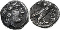 Tetradrachm Attica, Athens, Silber, SS+, SNG-Cop:63, HGC:4-1599 -