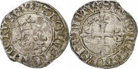 Frankreich Florette Charles VI, Tournai, Billon, S+, Duplessy:387 -