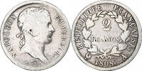 Frankreich 2 Francs Napoleon I, Paris, Silber, S, Gadoury:500, KM:684.1 -
