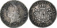 Frankreich Écu à la vieille tête Louis XV, Bayonne, Silber, SGE+ -