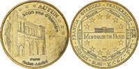 Frankreich Tourist token Porte Saint-André Autun, MDP, Nordic gold -